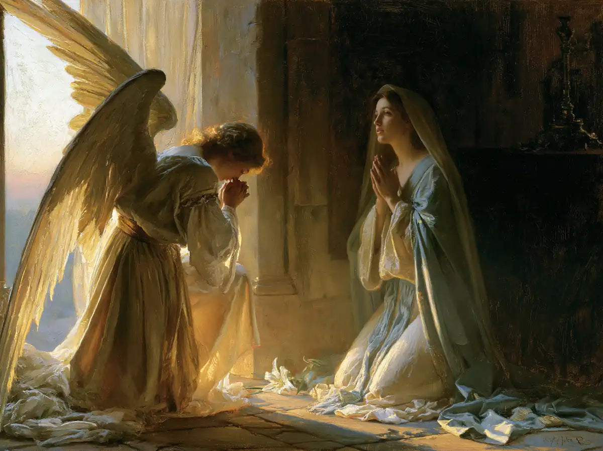 The Annunciation - The Annunciation at Dawn - Christian artwork collection