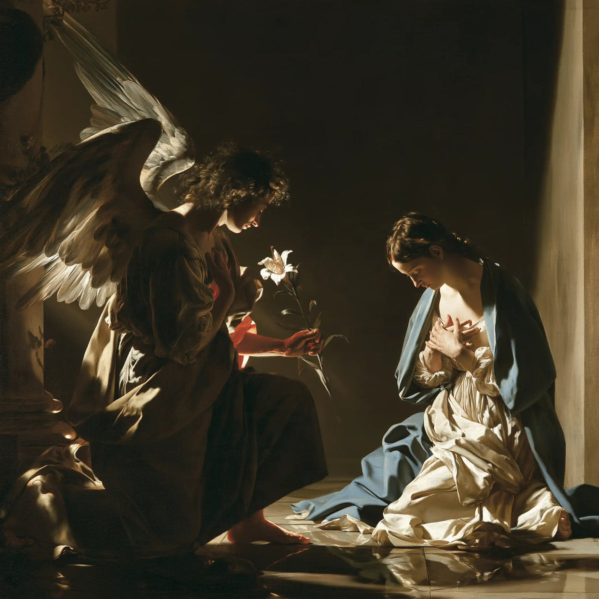The Annunciation — The Lily and the Palm in the White Gleam