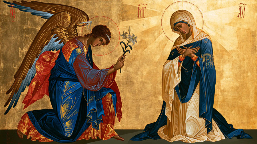 The Annunciation - Contemporary Byzantine · Landscape n° 7