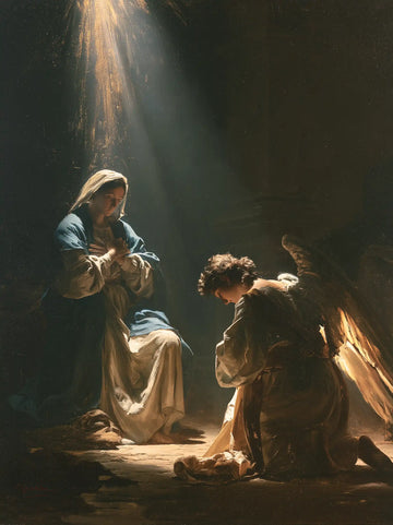 The Annunciation - Divine Light Descending upon Mary · Portrait n° 18
