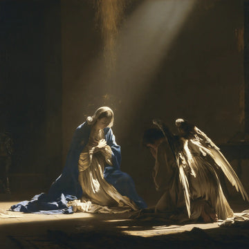 The Annunciation - Divine Light Descending upon Mary · Square n° 5