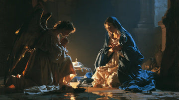The Annunciation - Midnight Blue Chiaroscuro · Landscape n° 13