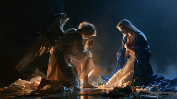 The Annunciation - Midnight Blue Chiaroscuro · Landscape n° 19