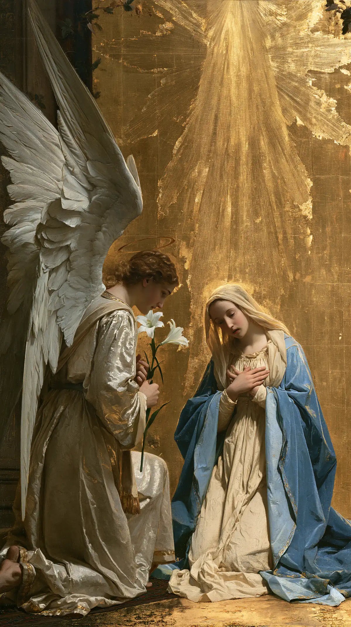 The Annunciation — The Gentle Bow in Golden Daylight