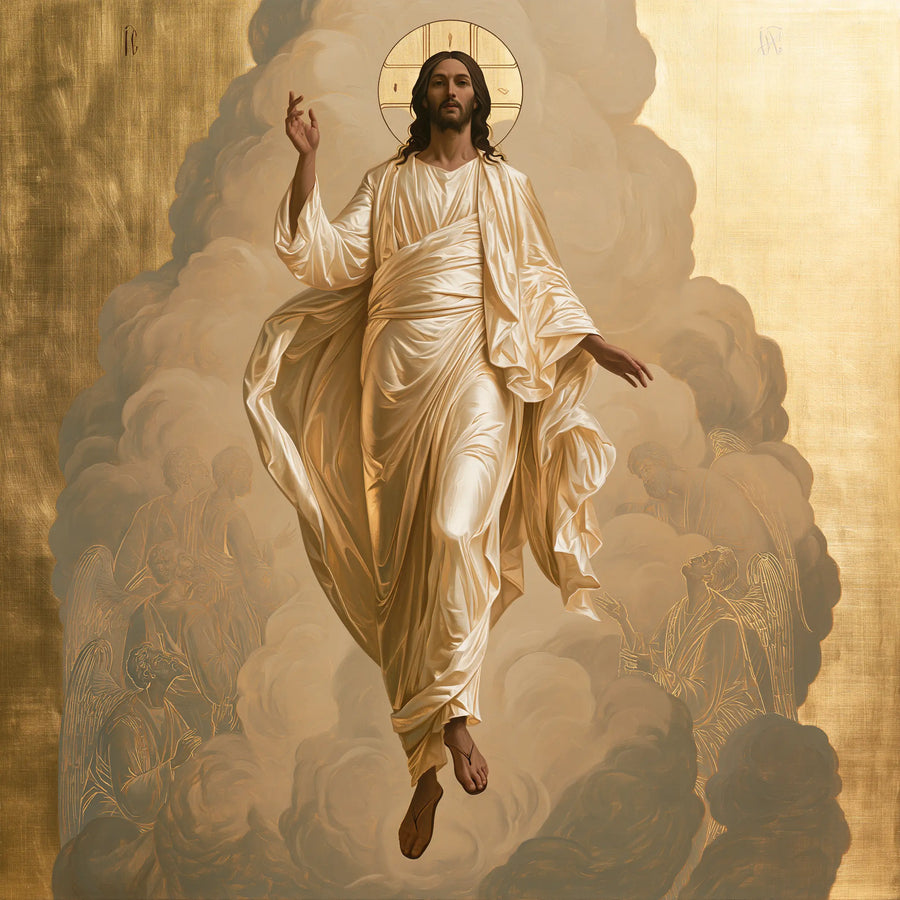 The Ascension of Jesus Christ - Contemporary Byzantine · Square n° 3