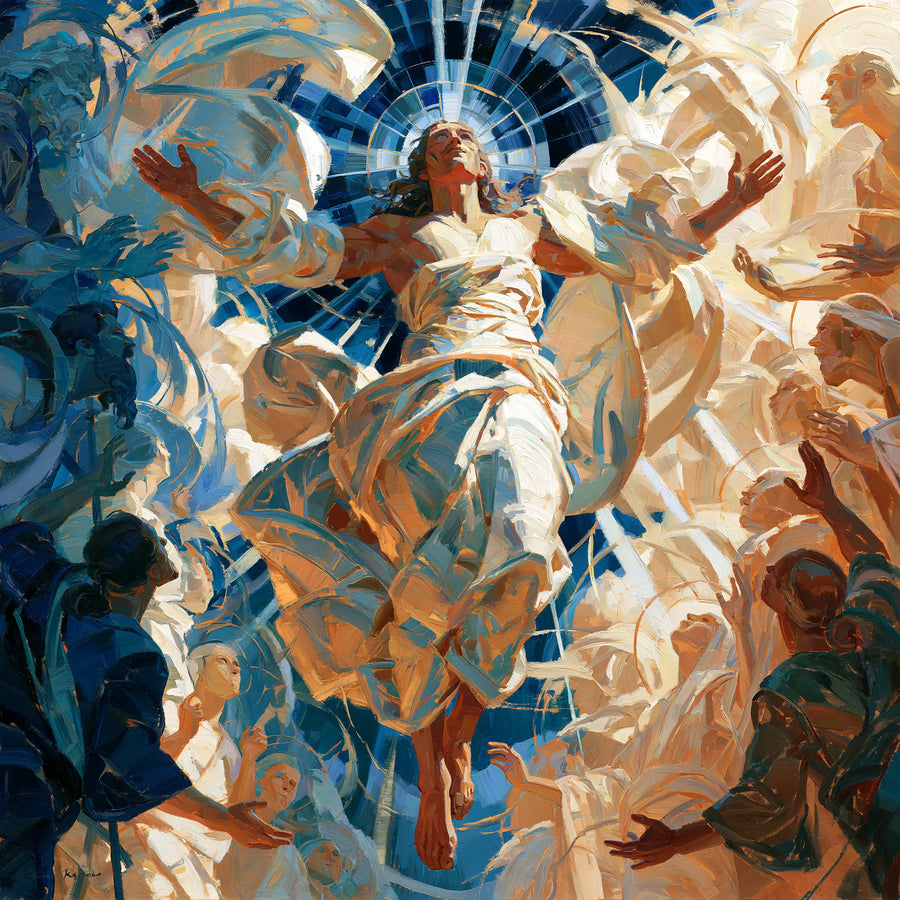 The Ascension of Jesus Christ - Expressionist · Square n° 3