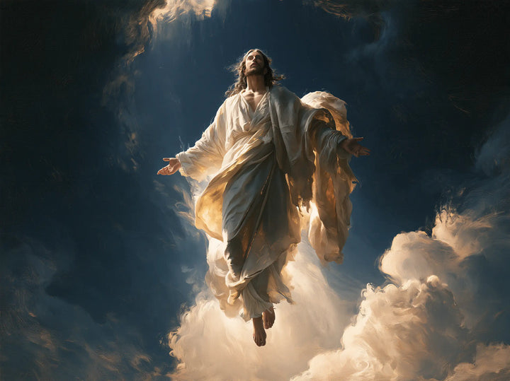 The Ascension of Jesus Christ - Midnight Blue Chiaroscuro · Landscape n° 4
