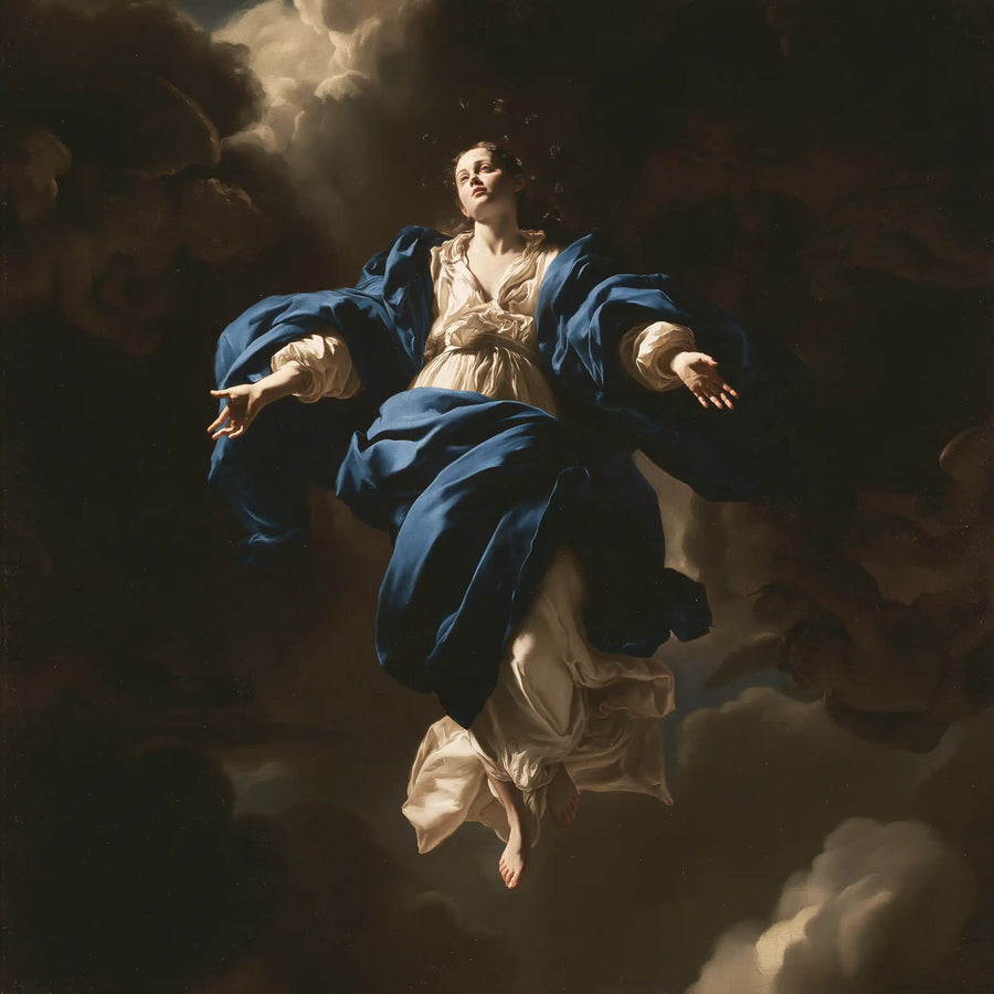 The Assumption of Mary - Caravaggio Tenebrism · Square n° 6