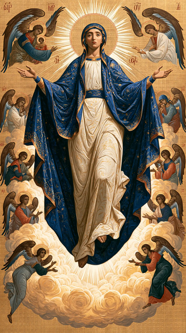 The Assumption of Mary - Contemporary Byzantine · Portrait n° 4