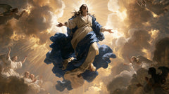 The Assumption of Mary — Flight Above the Slanting Rays