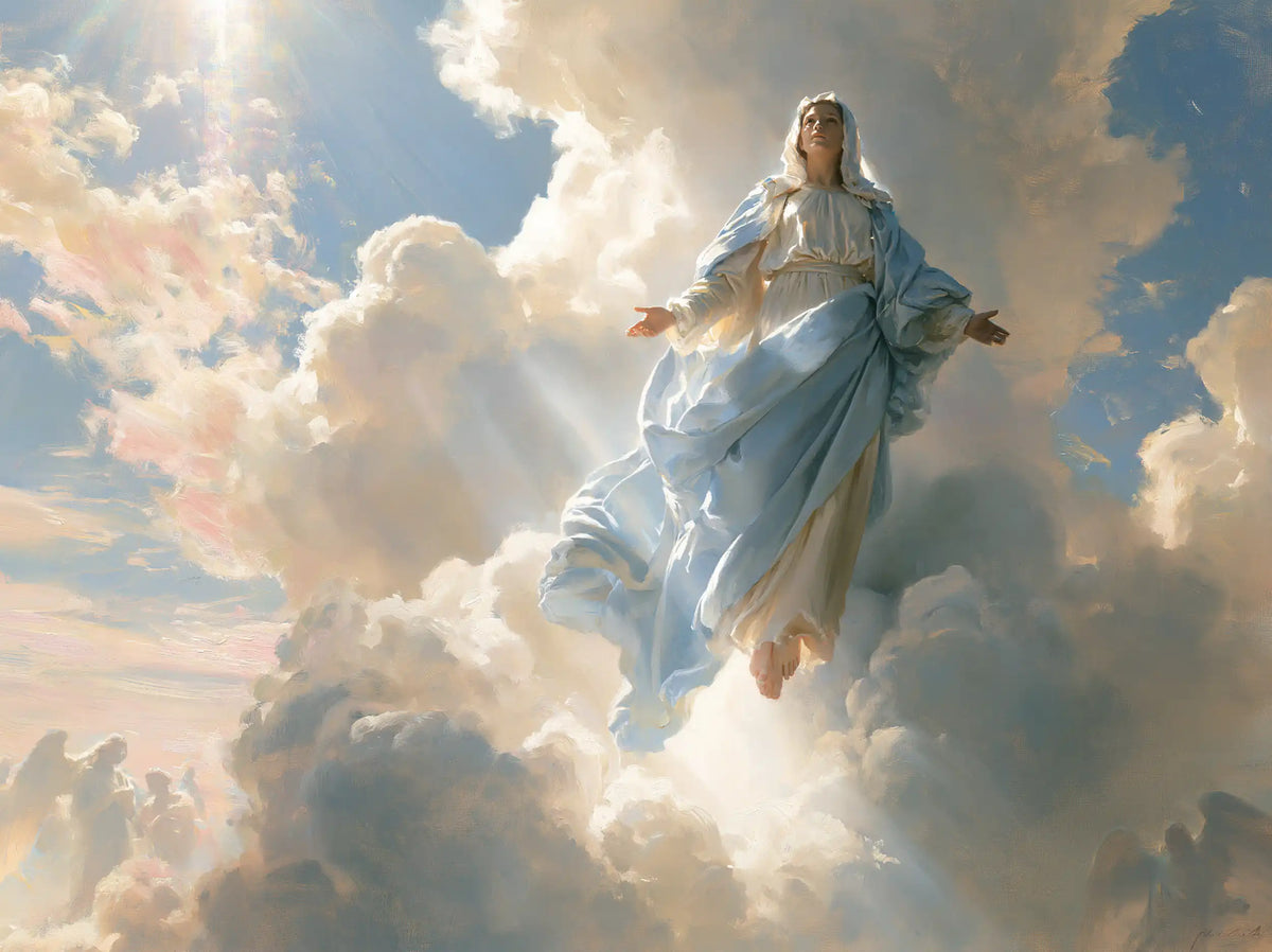 The Assumption of Mary — The Pale Breeze Between Grey Clouds