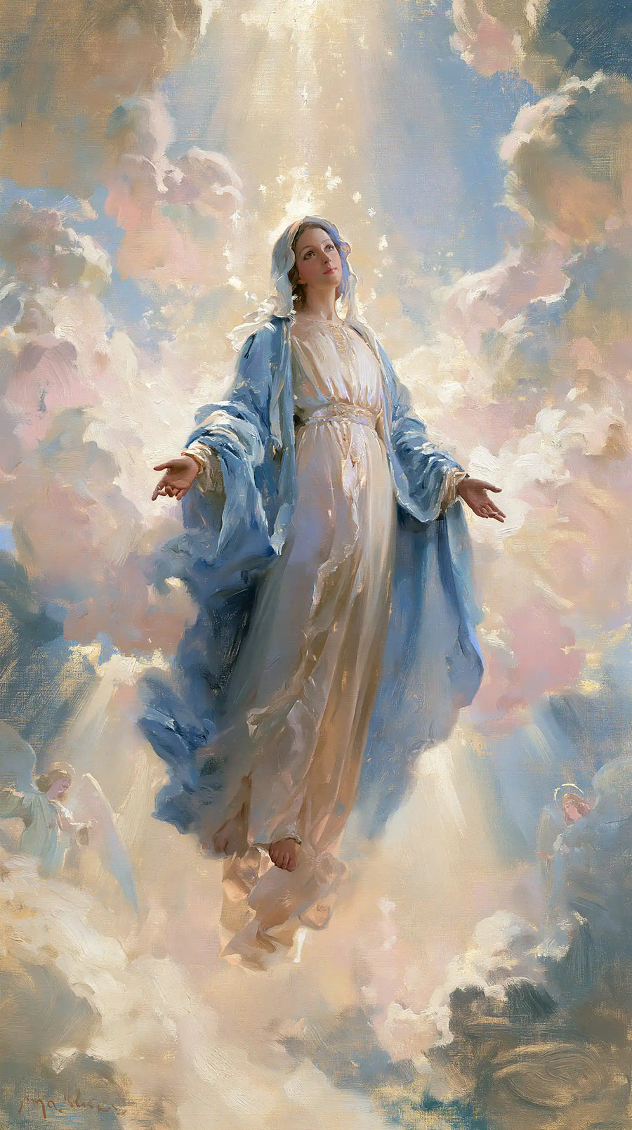 The Assumption of Mary - Impressionist · Portrait n° 4