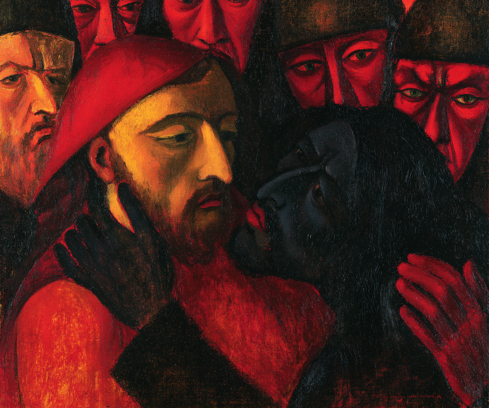 Judas svek - Expressionistiskt · Landskap nr 1 - Kristen konst