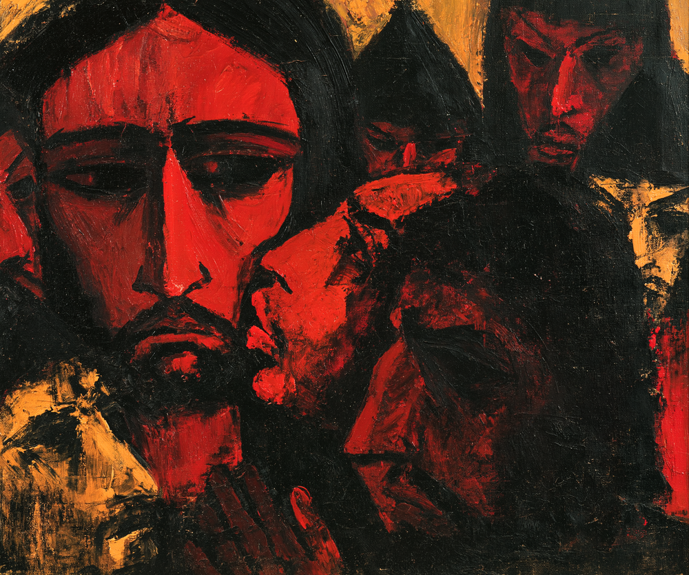 Judas svek - Expressionistiskt · Landskap nr 2 - Kristen konst
