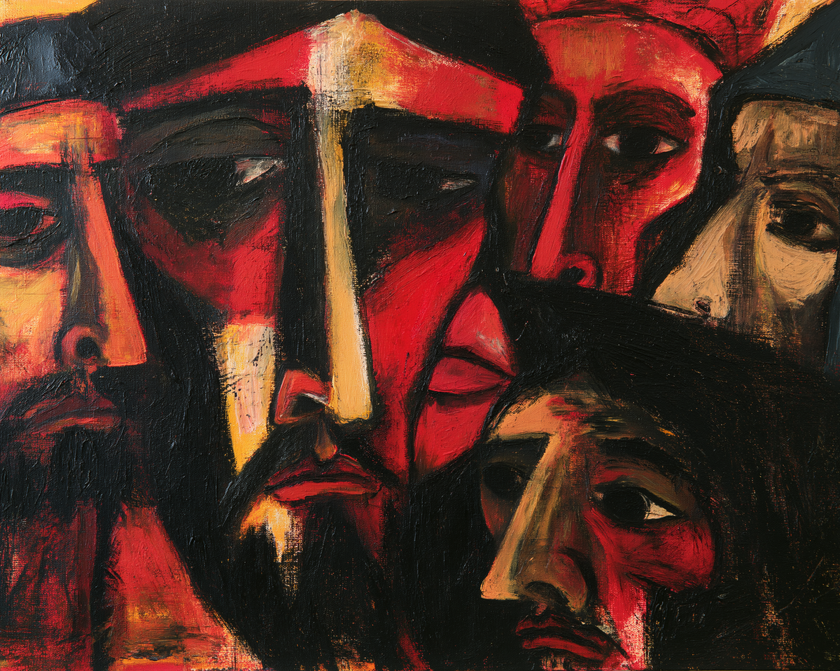 Judas svek - Expressionistiskt · Landskap nr 3 - Kristen konst