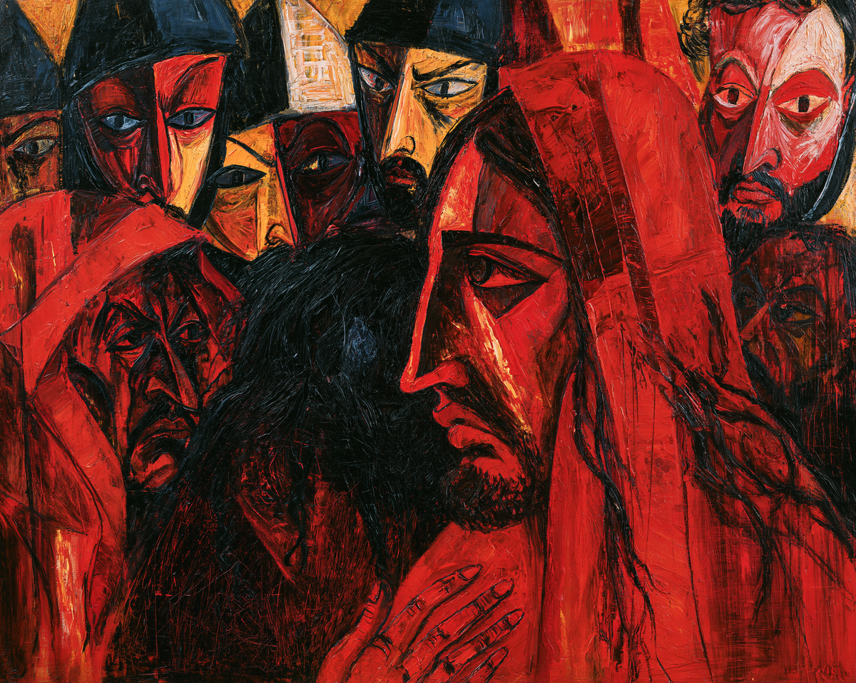 Judas svek - Expressionistiskt · Landskap nr 4 - Kristen konst