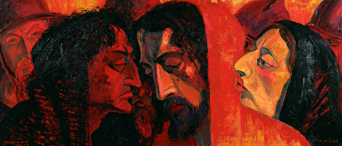 Judas svek - Expressionistiskt · Landskap nr 6 - Kristen konst