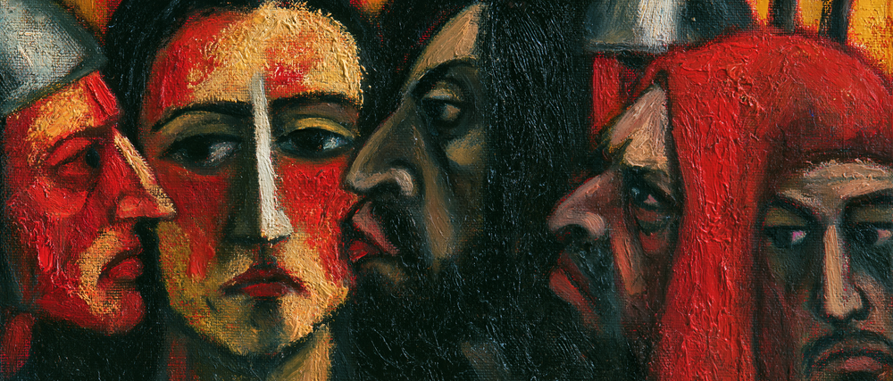 Judas svek - Expressionistiskt · Landskap nr 8 - Kristen konst