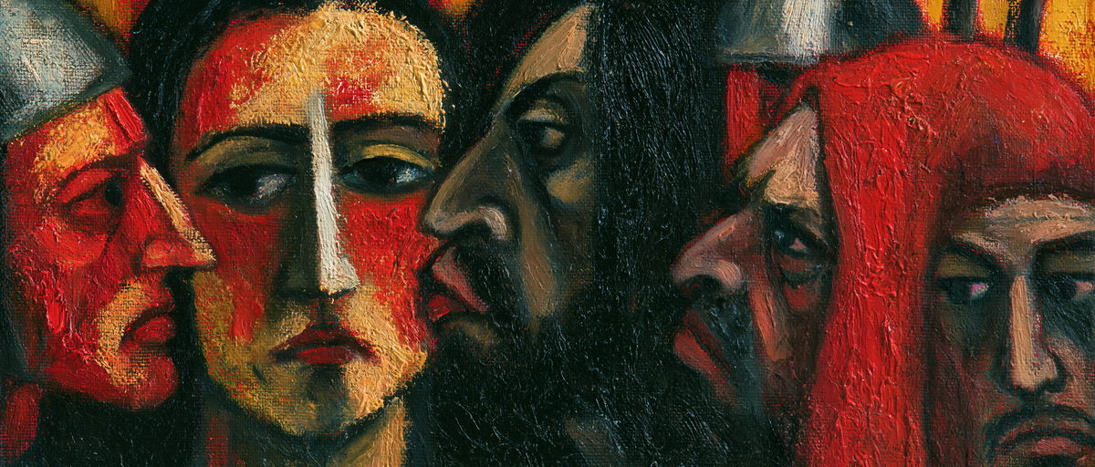 Judas svek - Expressionistiskt · Landskap nr 8 - Kristen konst