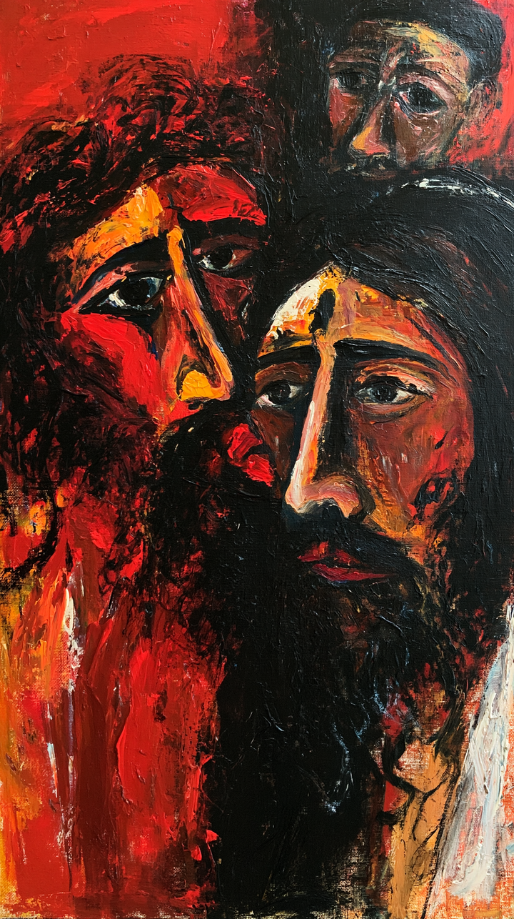 Judas svek - expressionist · Porträtt nr 4