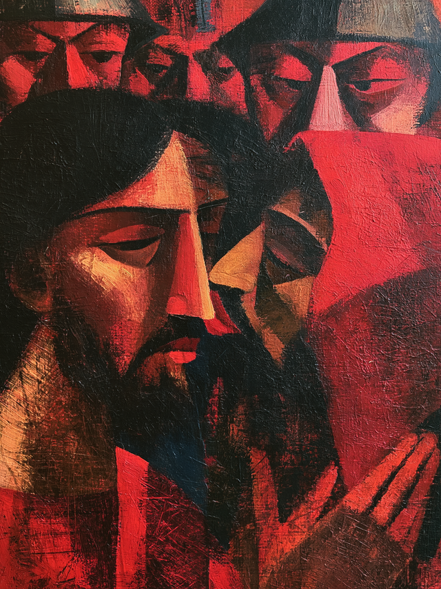 Judas svek - expressionist · Porträtt nr 7