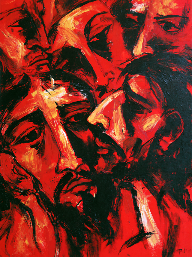Judas svek - expressionist · Porträtt nr 8