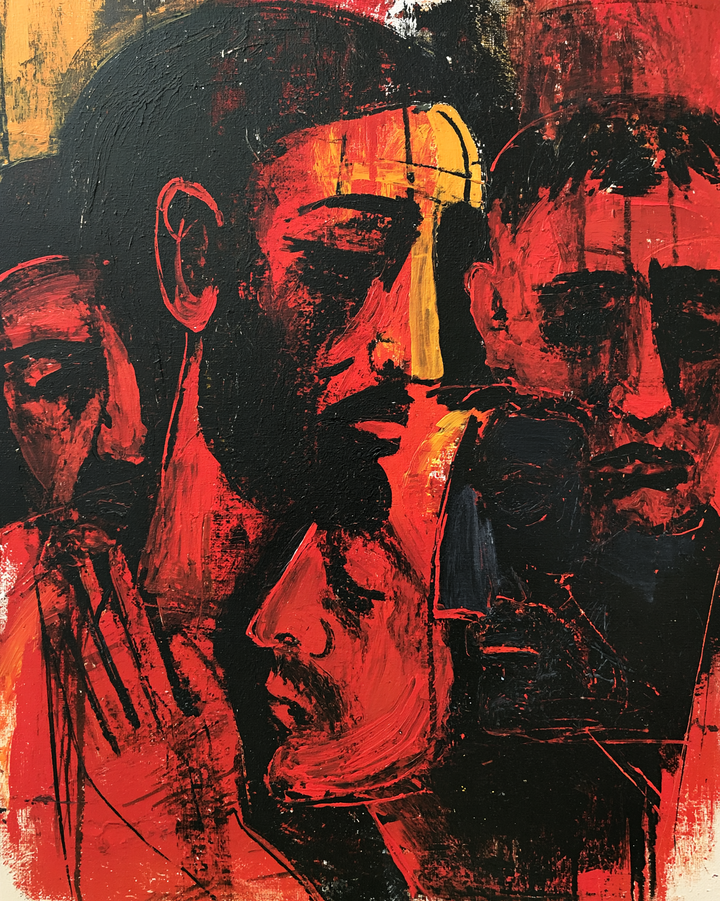 Judas svek - expressionist · Porträtt nr 9