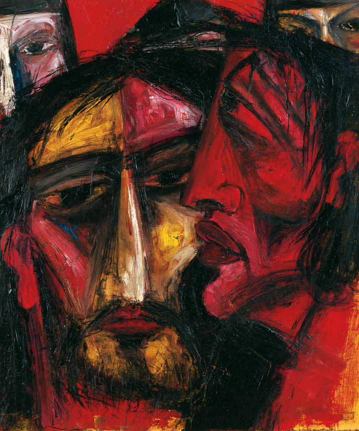 Judas svek - expressionistiskt · Porträtt nr 12