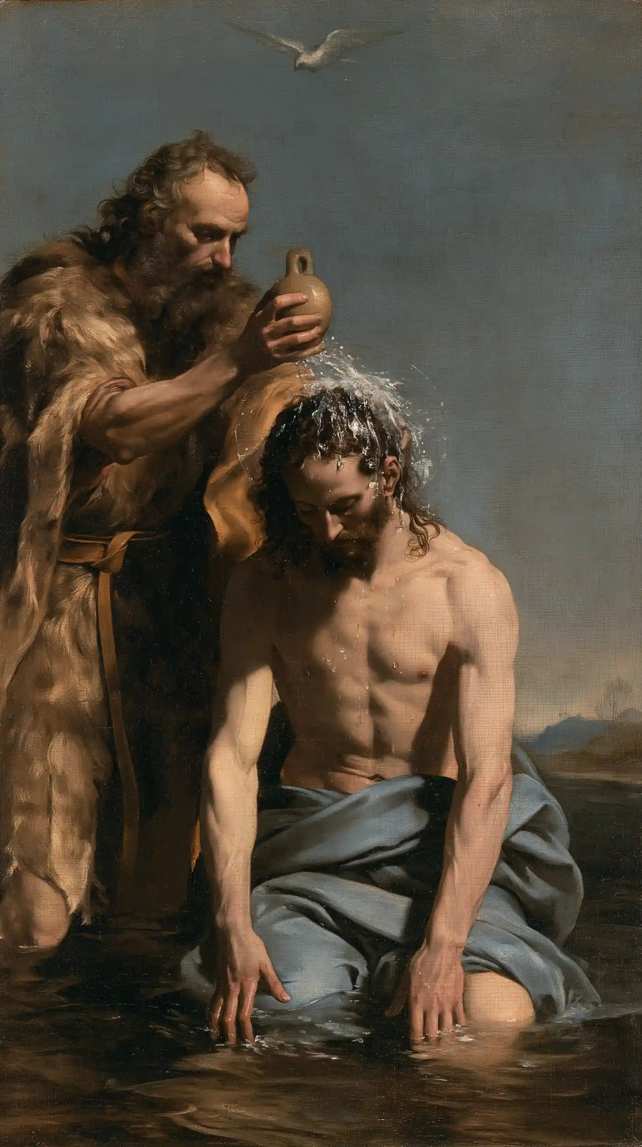 The Baptism of Jesus – Florentine Renaissance · Kneeling in the Jordan · Portrait no. 2