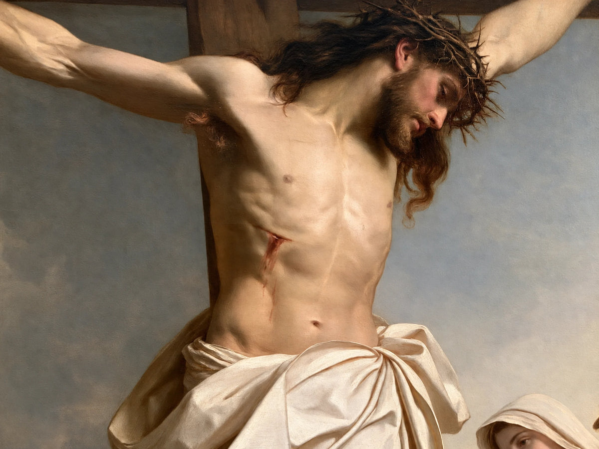 Christ on the Cross – Crown of Thorns in Baroque Light