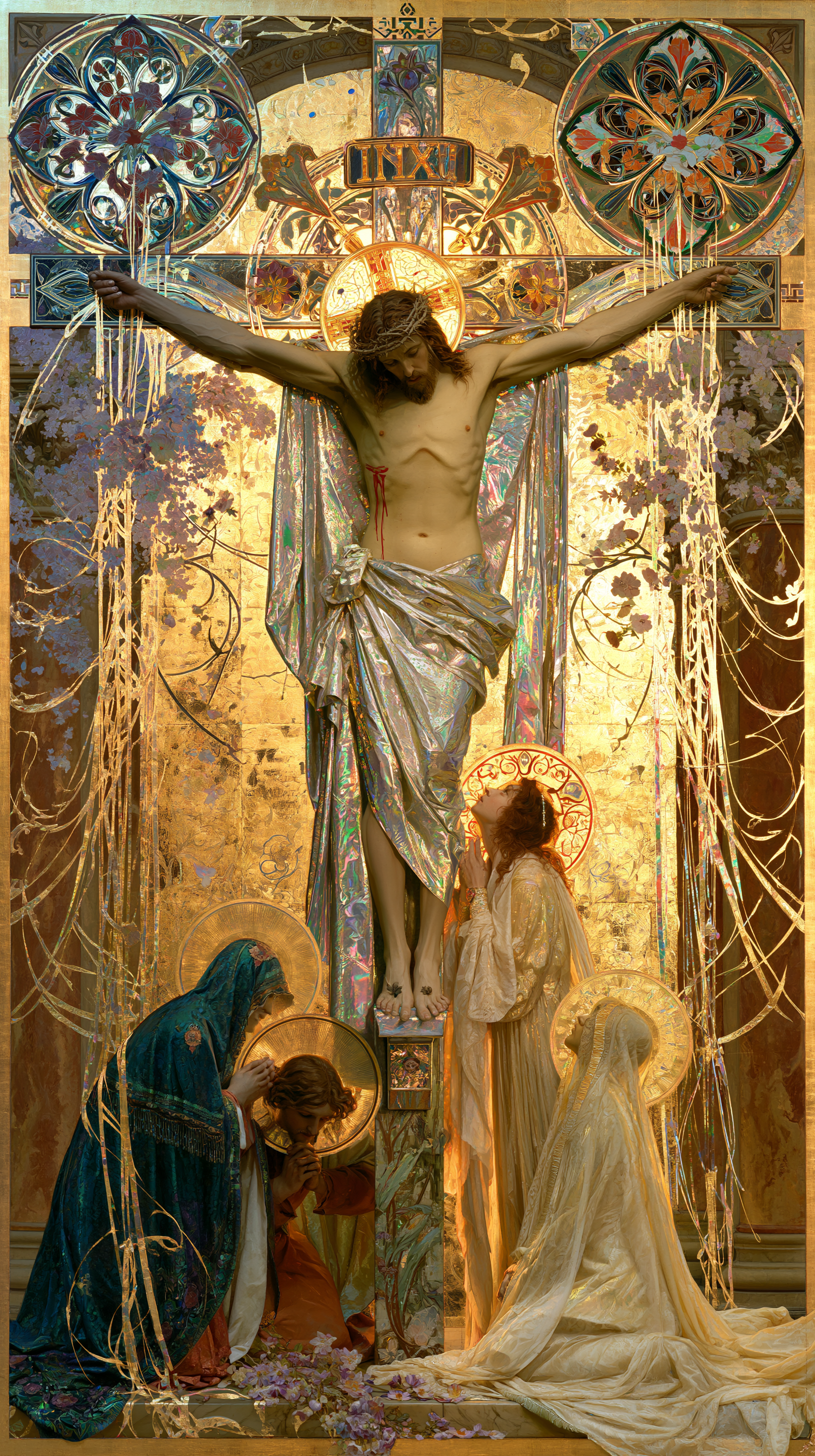 The Crucifixion - Sacred Art Nouveau · Portrait n° 11