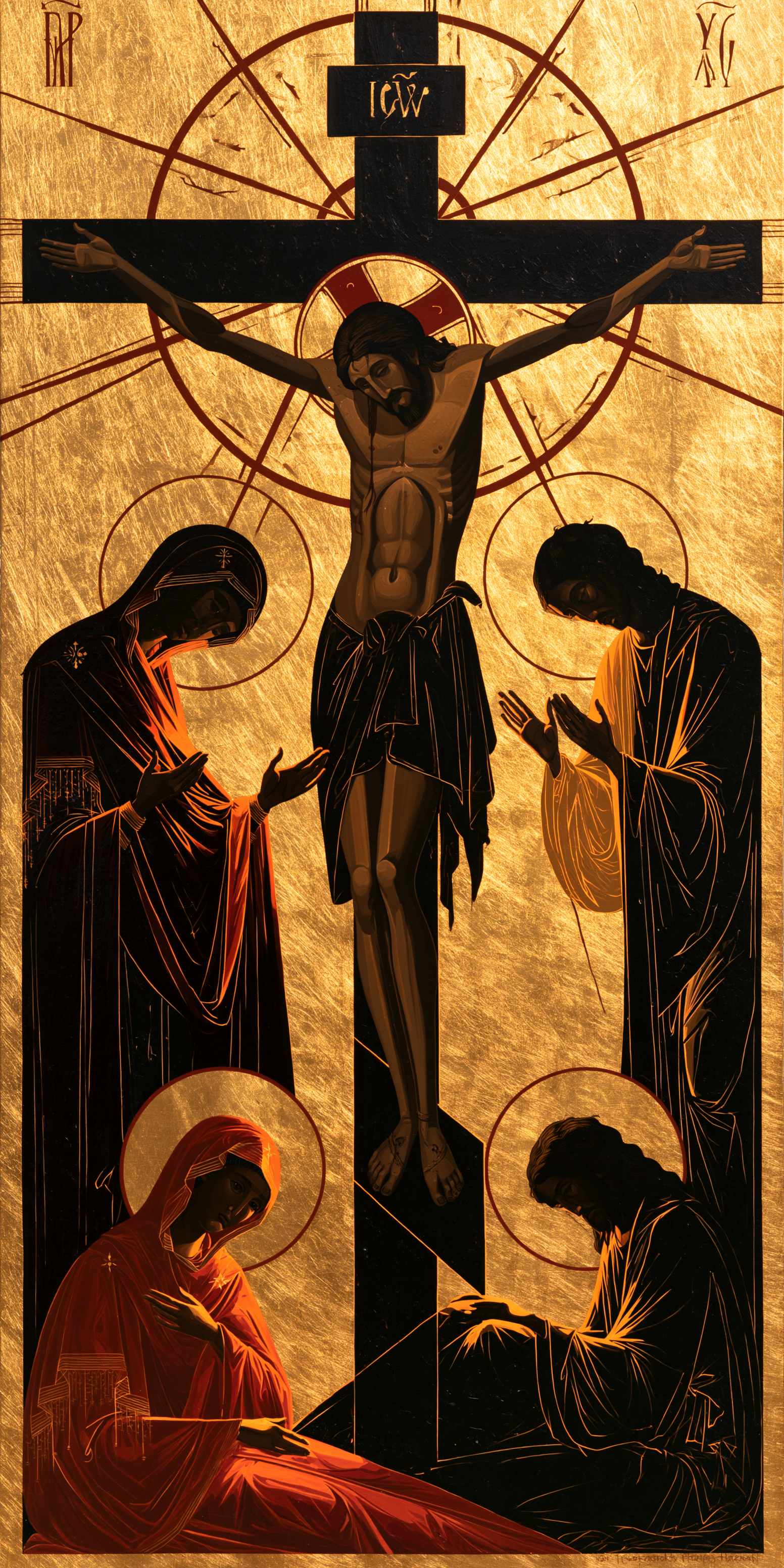 The Crucifixion - Contemporary Byzantine · Portrait n° 1