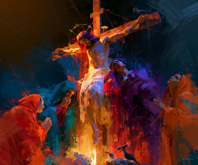 The Crucifixion - Expressionist · Landscape n° 4