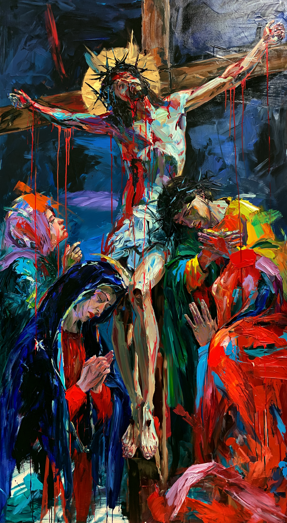 The Crucifixion - Expressionist · Portrait n° 8