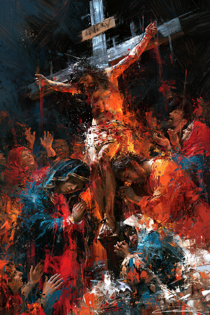 Korsfästelsen - Expressionistisk · Porträtt nr 15