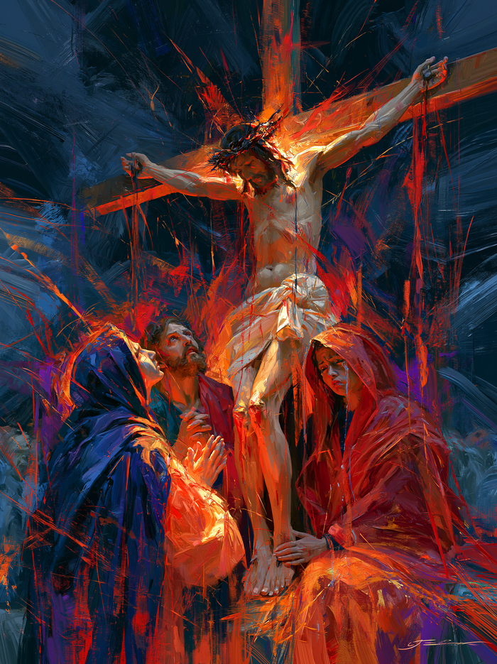 Korsfästelsen - Expressionistisk · Porträtt nr 20