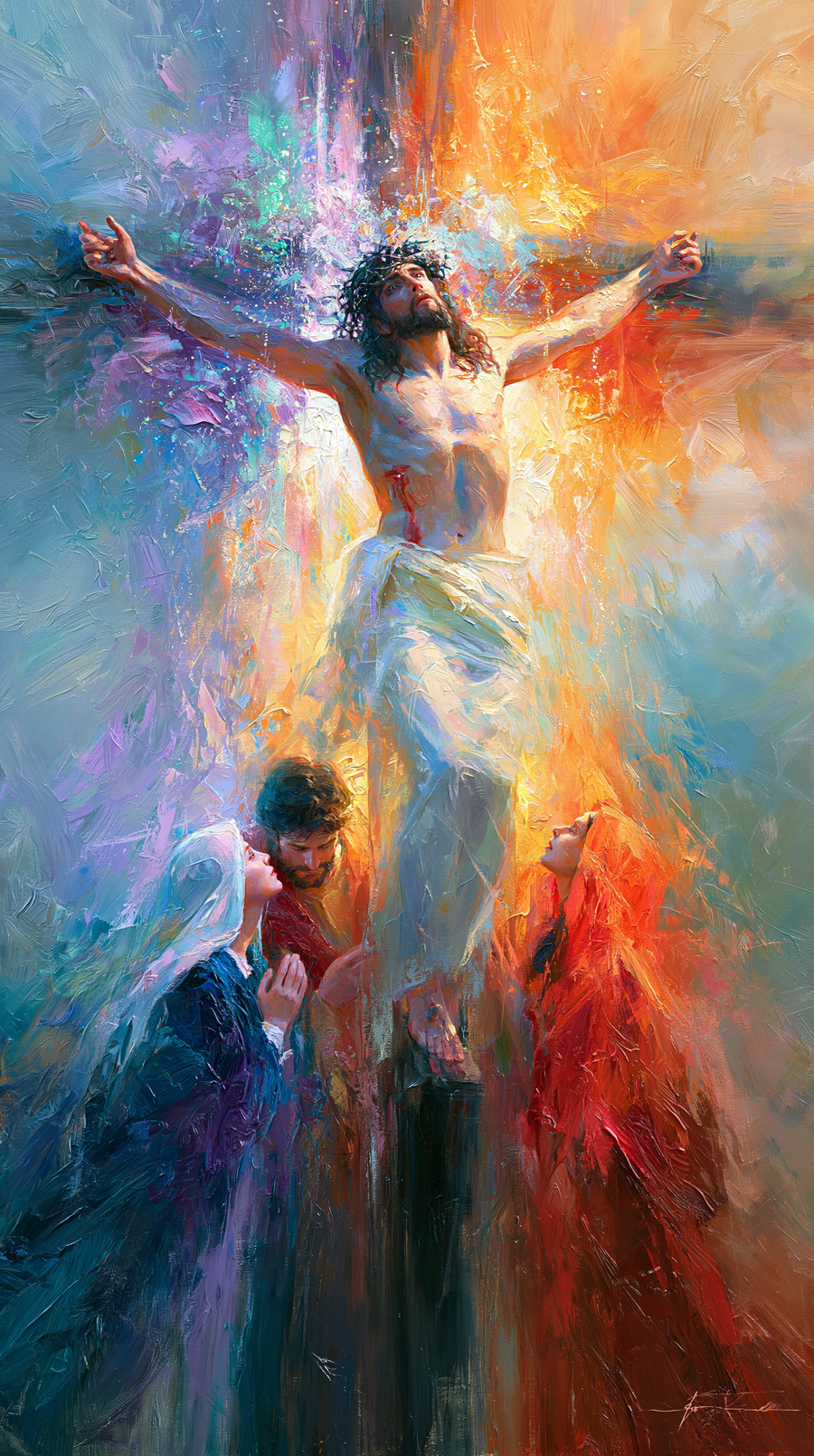 The Crucifixion - Impressionist · Portrait n° 10