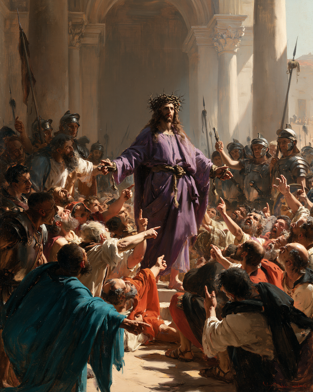 Ecce Homo - Explosion av rörelse · Porträtt nr 22 - Kristen konst