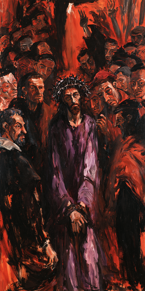 Ecce Homo - Expressionist · Porträtt nr 1 - Kristen konst