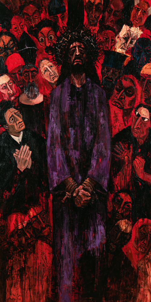 Ecce Homo - Expressionist · Porträtt nr 3 - Kristen konst
