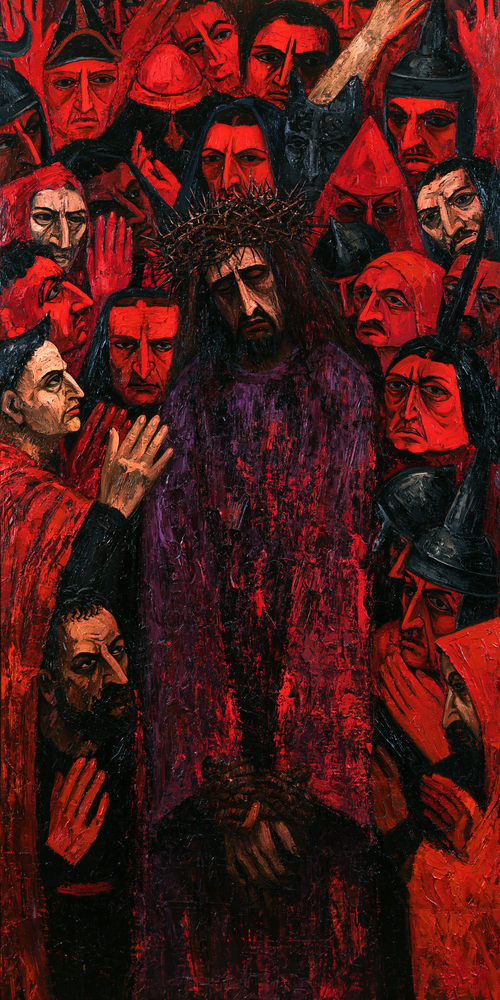Ecce Homo - Expressionist · Porträtt nr 4 - Kristen konst