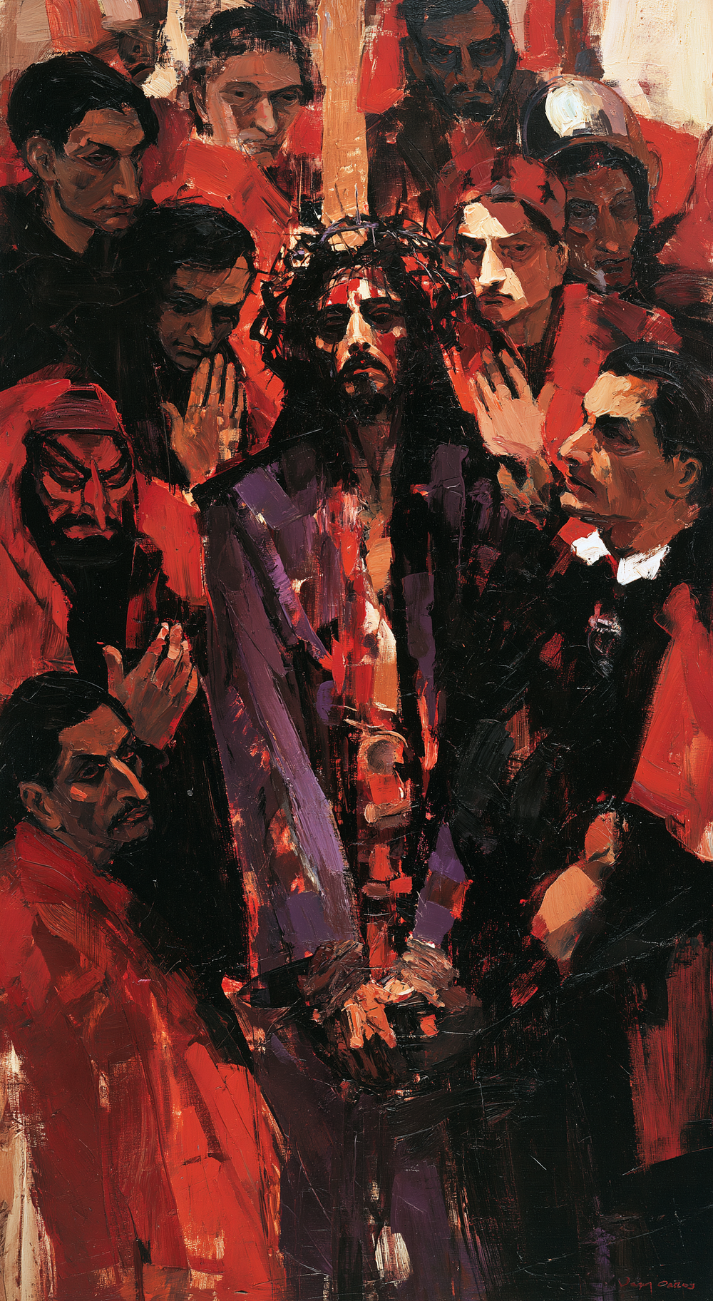 Ecce Homo - Expressionist · Porträtt nr 6 - Kristen konst