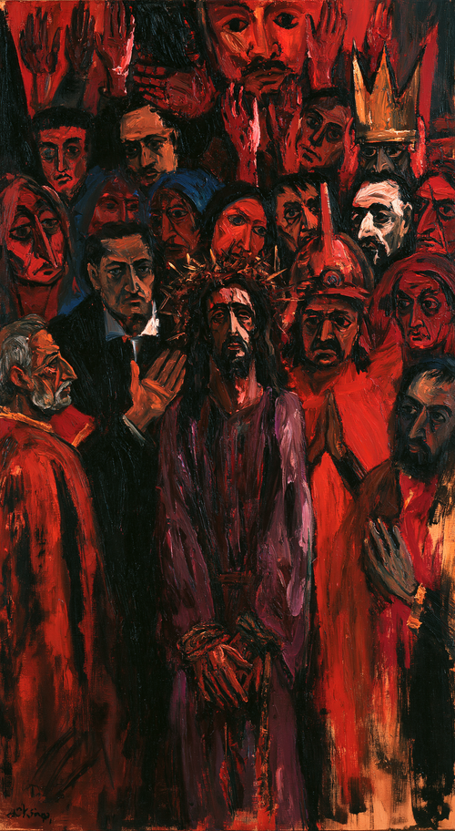 Ecce Homo - Expressionist · Porträtt nr 8 - Kristen konst