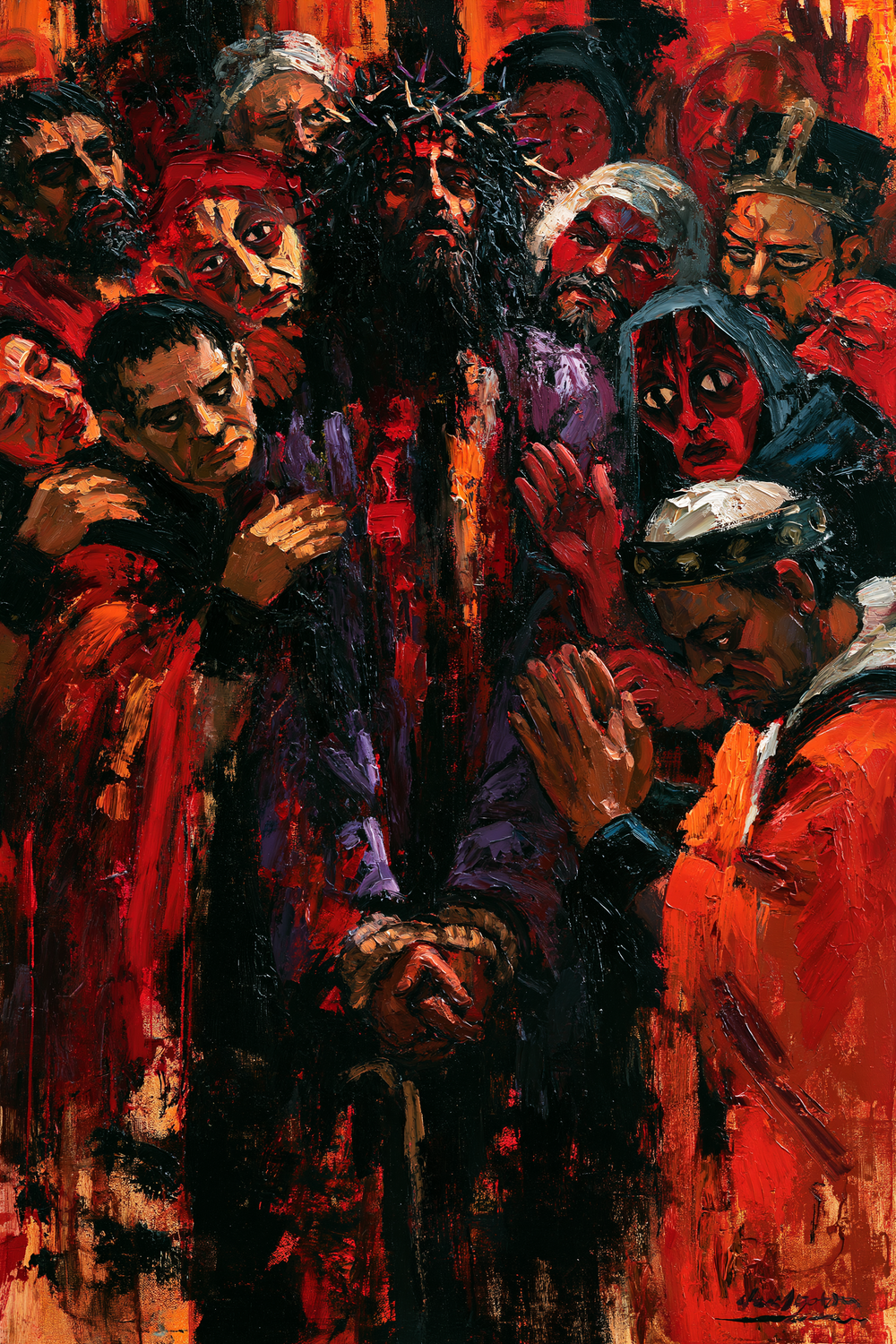 Ecce Homo - Expressionistisk · Porträtt nr 13 - Kristen konst