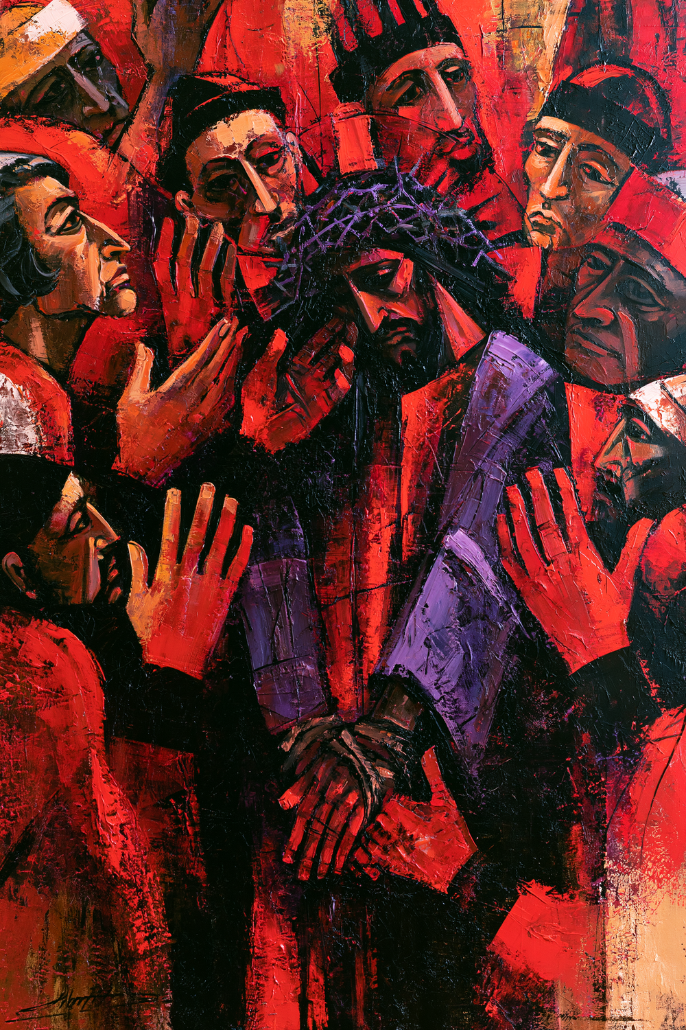 Ecce Homo - Expressionistisk · Porträtt nr 15 - Kristen konst