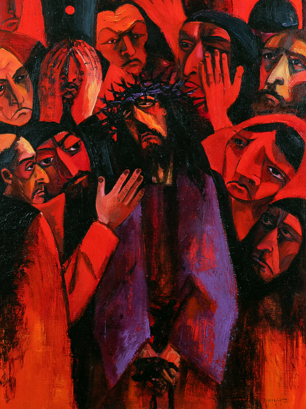 Ecce Homo - Expressionistisk · Porträtt nr 17 - Kristen konst