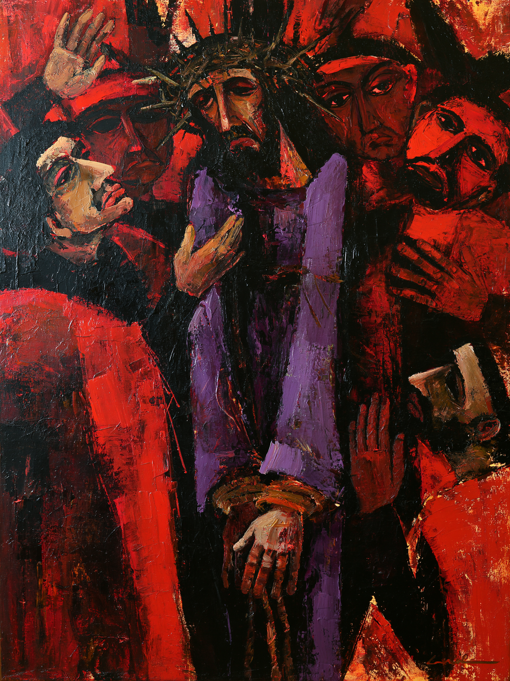 Ecce Homo - Expressionist · Porträtt nr 18 - Kristen konst