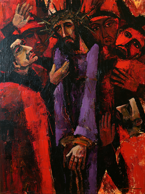 Ecce Homo - Expressionist · Porträtt nr 18 - Kristen konst