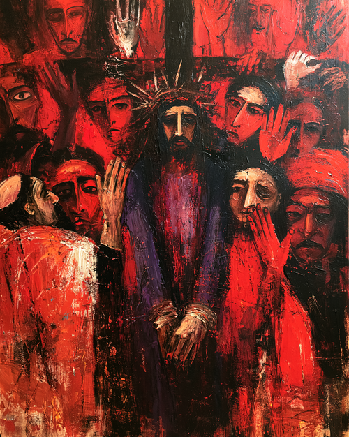 Ecce Homo - Expressionistisk · Porträtt nr 22 - Kristen konst
