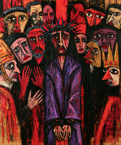 Ecce Homo - Expressionistisk · Porträtt nr 24 - Kristen konst